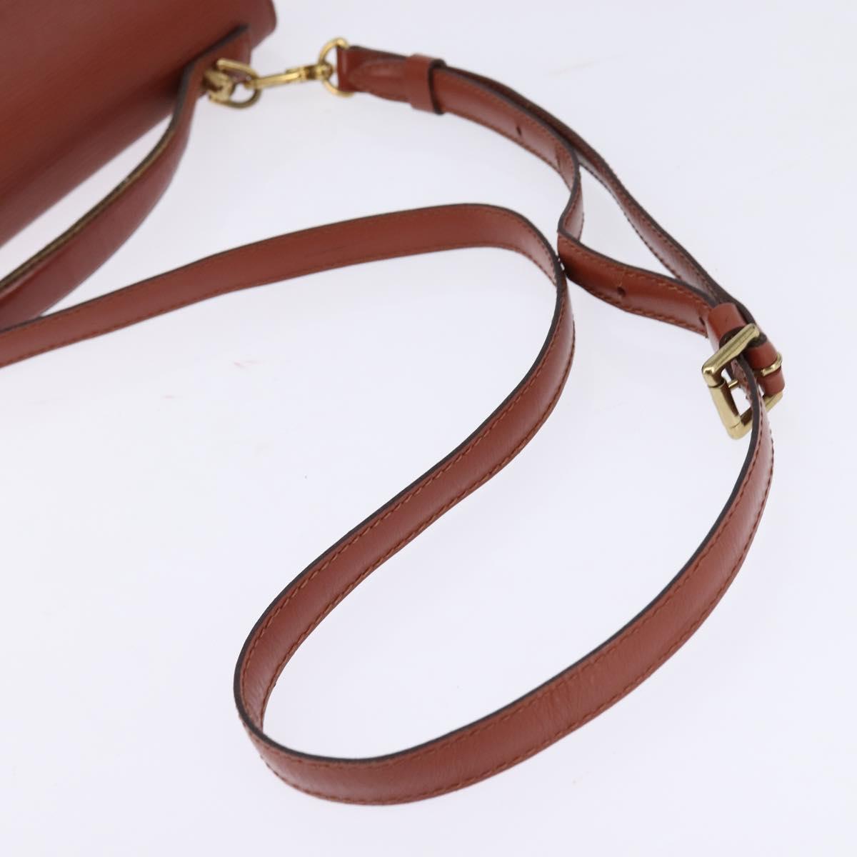 LOUIS VUITTON Epi Monceau 28 Hand Bag Brown M52123 LV Auth 148027