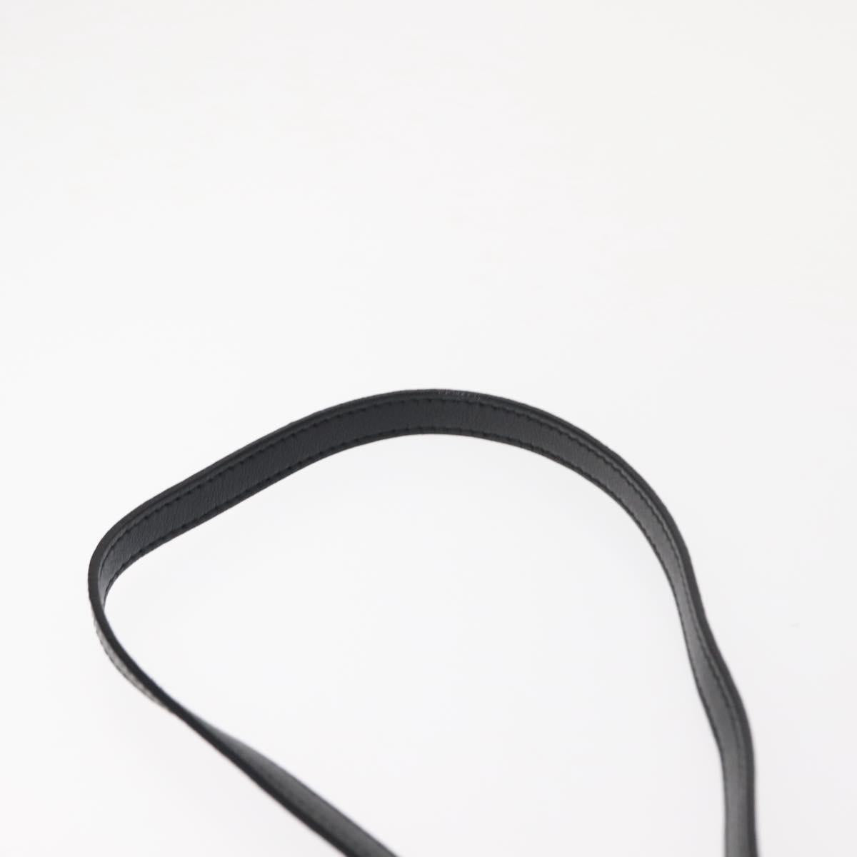 Salvatore Ferragamo Gancini Hand Bag Leather 2way Black Gold Auth 148032