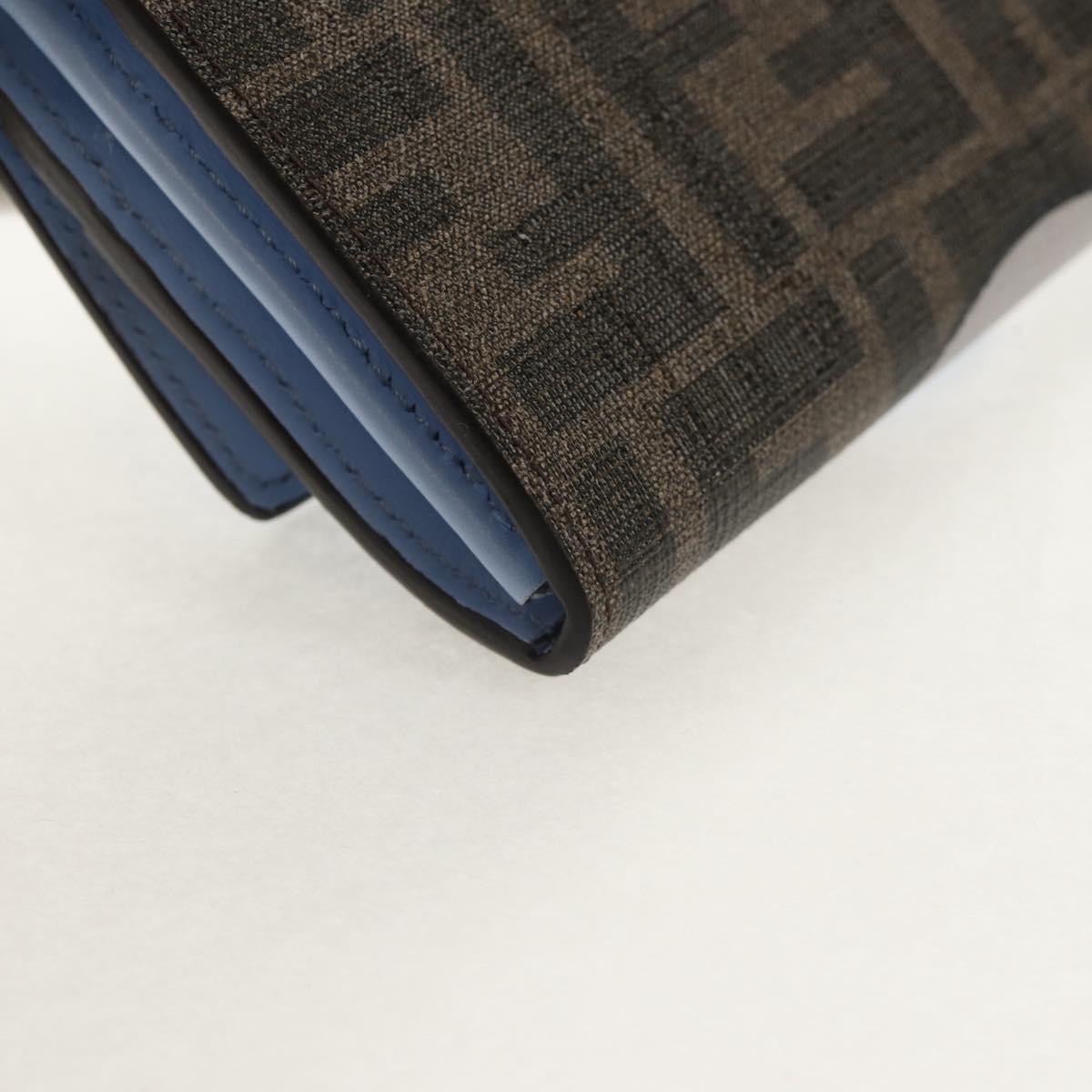 FENDI FRGMT x POKÉMON Wallet Zucca Canvas Shoulder Bag Black Auth 148040SM