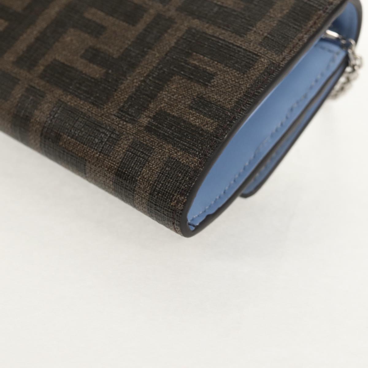 FENDI FRGMT x POKÉMON Wallet Zucca Canvas Shoulder Bag Black Auth 148040SM