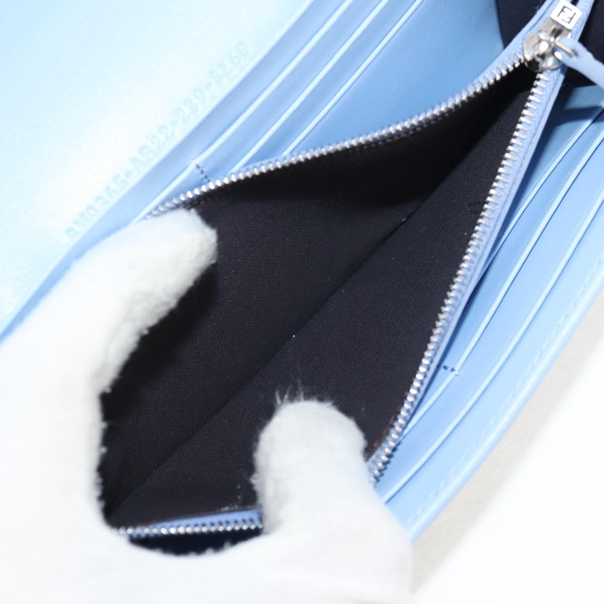 FENDI FRGMT x POKÉMON Wallet Zucca Canvas Shoulder Bag Black Auth 148040SM