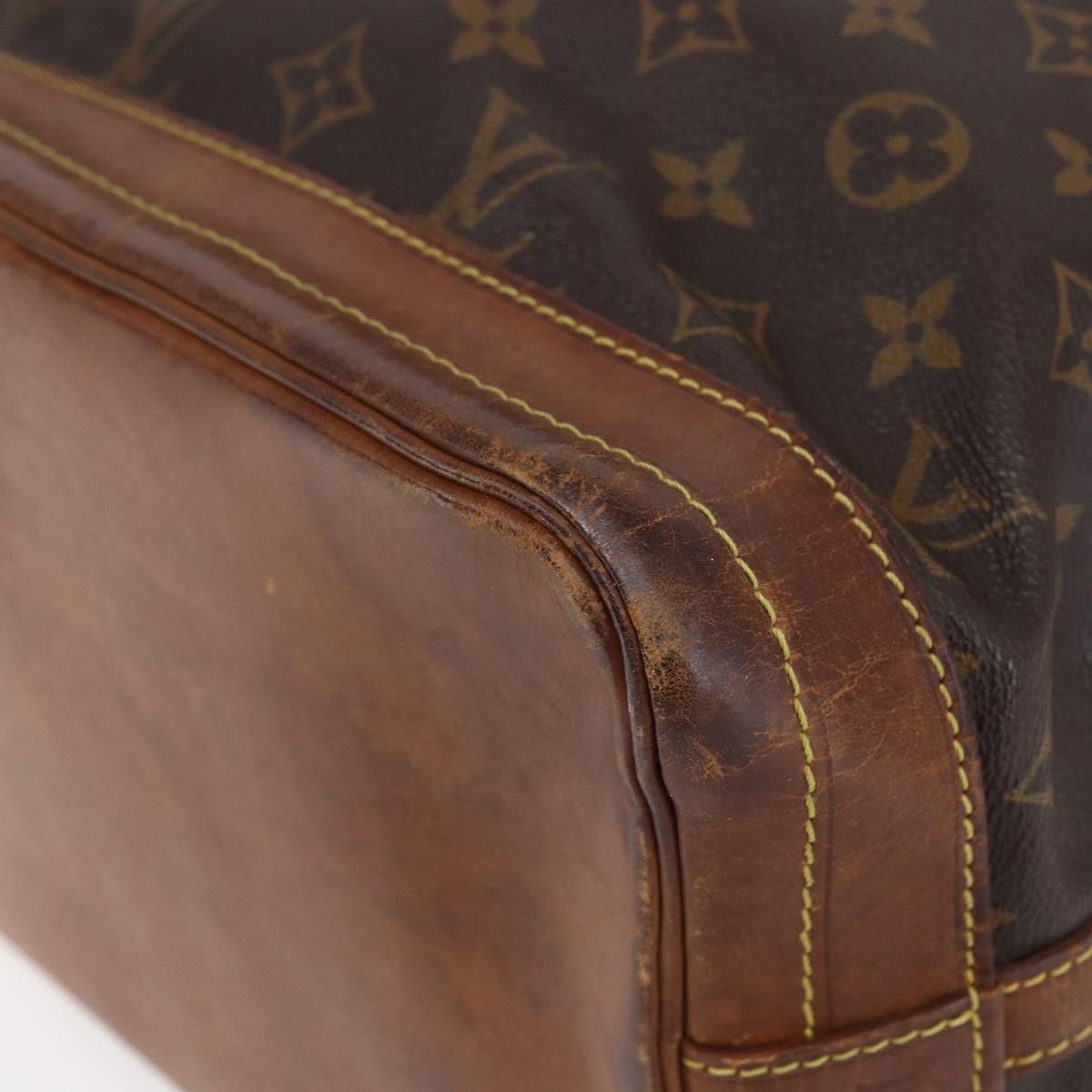 LOUIS VUITTON Monogram Noe Shoulder Bag M42224 LV Auth 148046