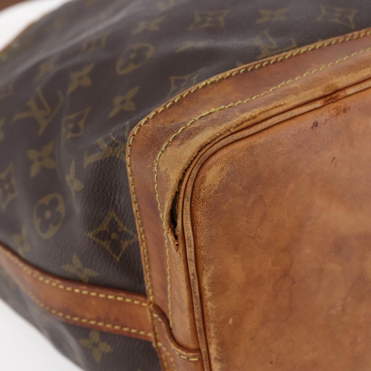 LOUIS VUITTON Monogram Noe Shoulder Bag M42224 LV Auth 148047