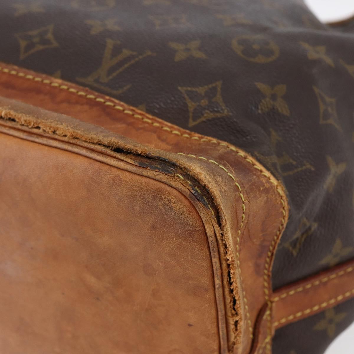 LOUIS VUITTON Monogram Noe Shoulder Bag M42224 LV Auth 148047