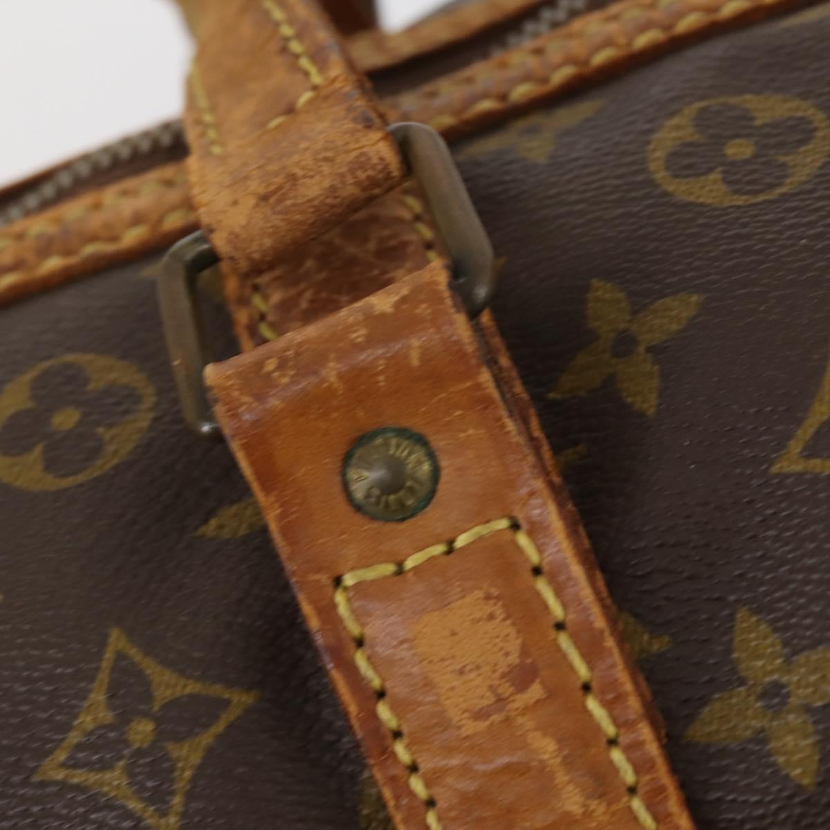 LOUIS VUITTON Monogram Sac Souple 45 Boston Bag M41624 LV Auth 148049