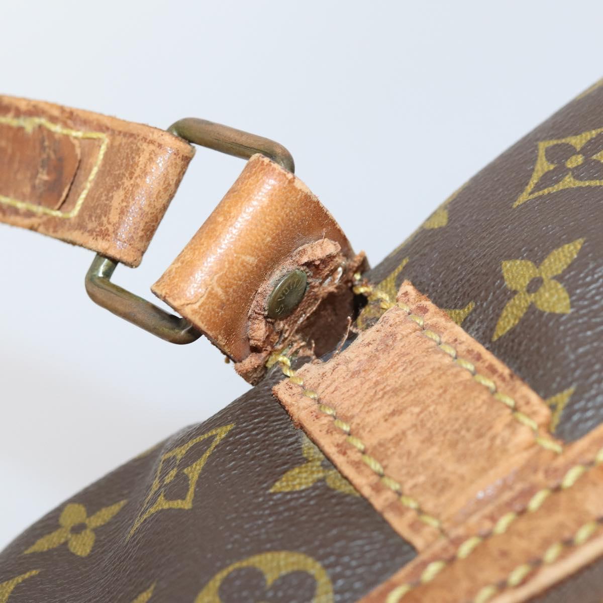 LOUIS VUITTON Monogram Sac Souple 45 Boston Bag M41624 LV Auth 148049