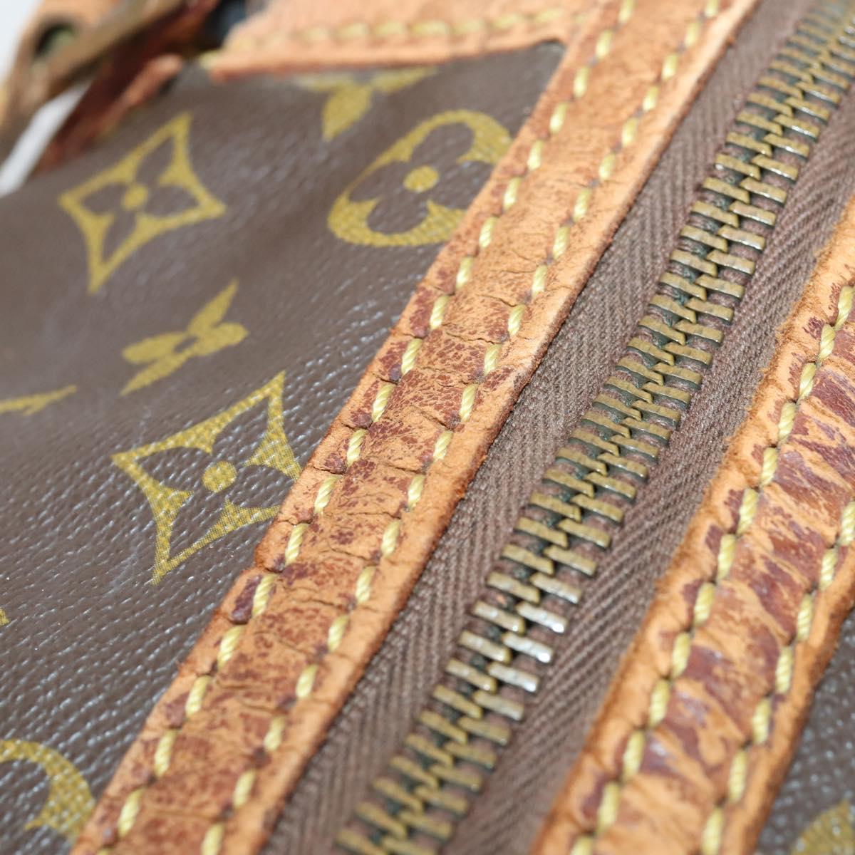 LOUIS VUITTON Monogram Sac Souple 45 Boston Bag M41624 LV Auth 148049