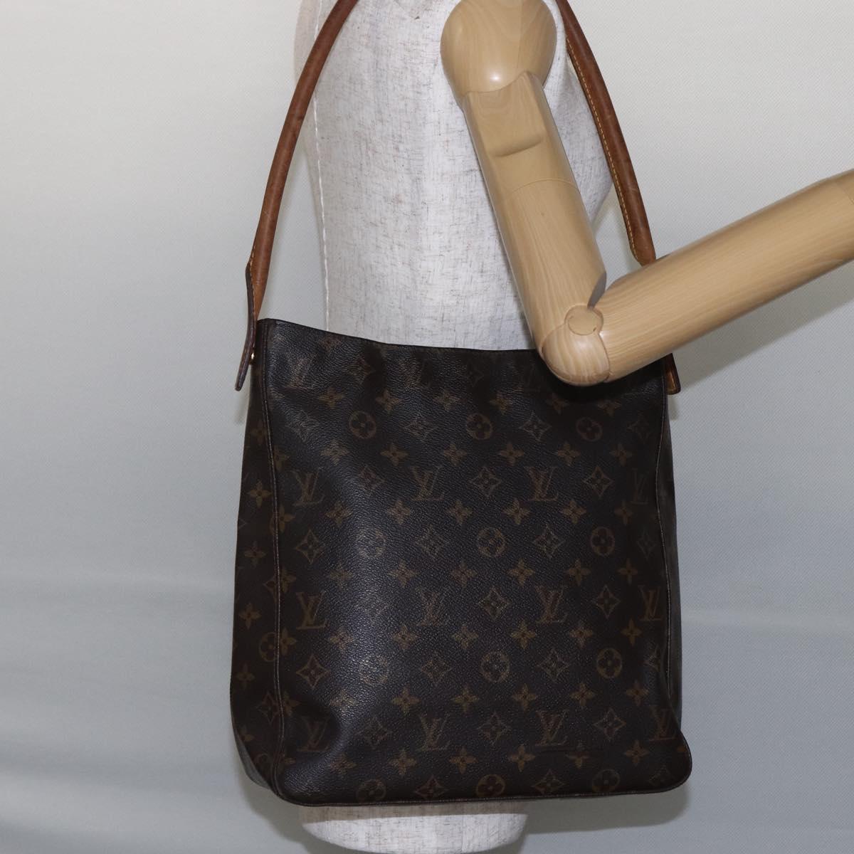 LOUIS VUITTON Monogram Looping GM Shoulder Bag M51145 LV Auth 148050