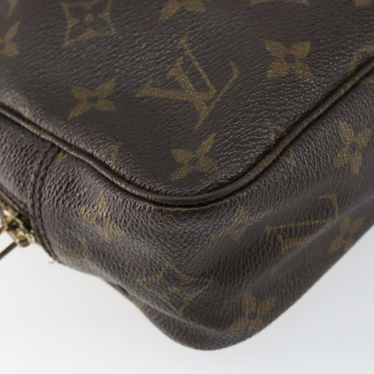 LOUIS VUITTON Monogram Trousse Toilette 23 Clutch Bag M47524 LV Auth 148052
