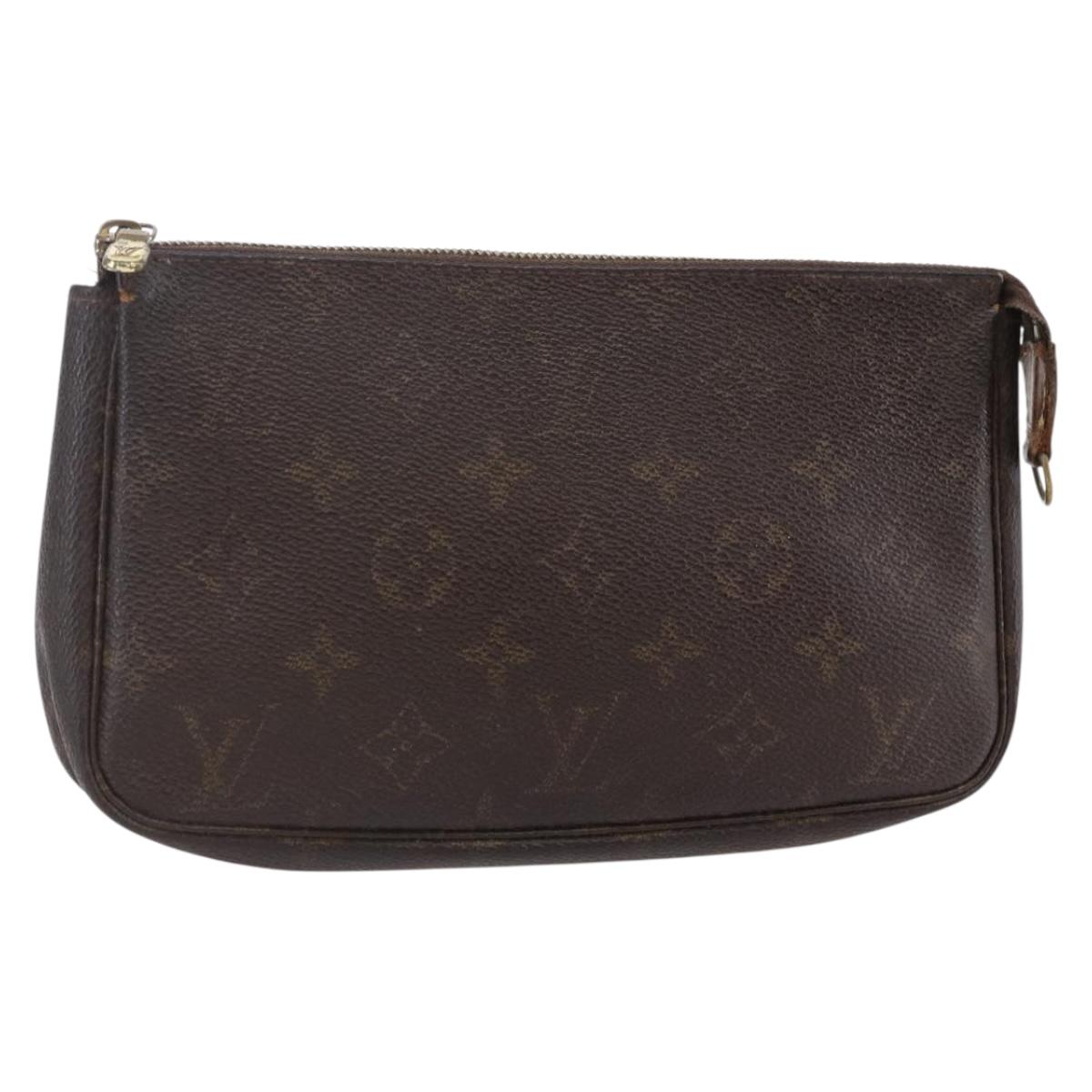 LOUIS VUITTON Monogram Pochette Accessoires Pouch M51980 LV Auth 148053