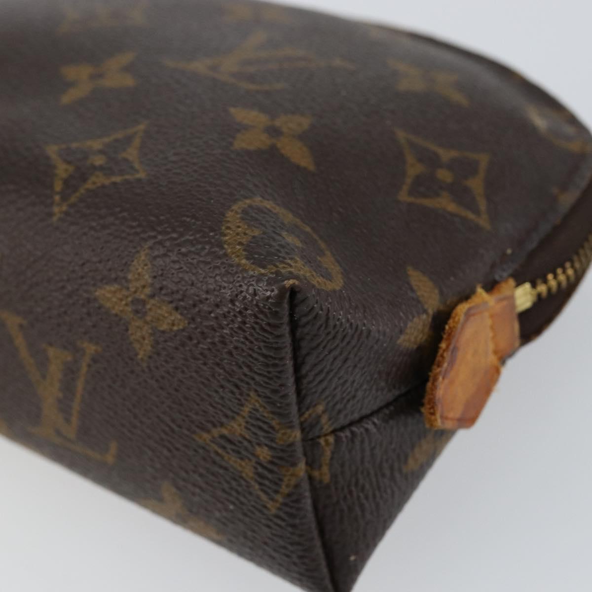 LOUIS VUITTON Monogram Pochette Cosmetic PM Cosmetic Pouch M47515 LV Auth 148054