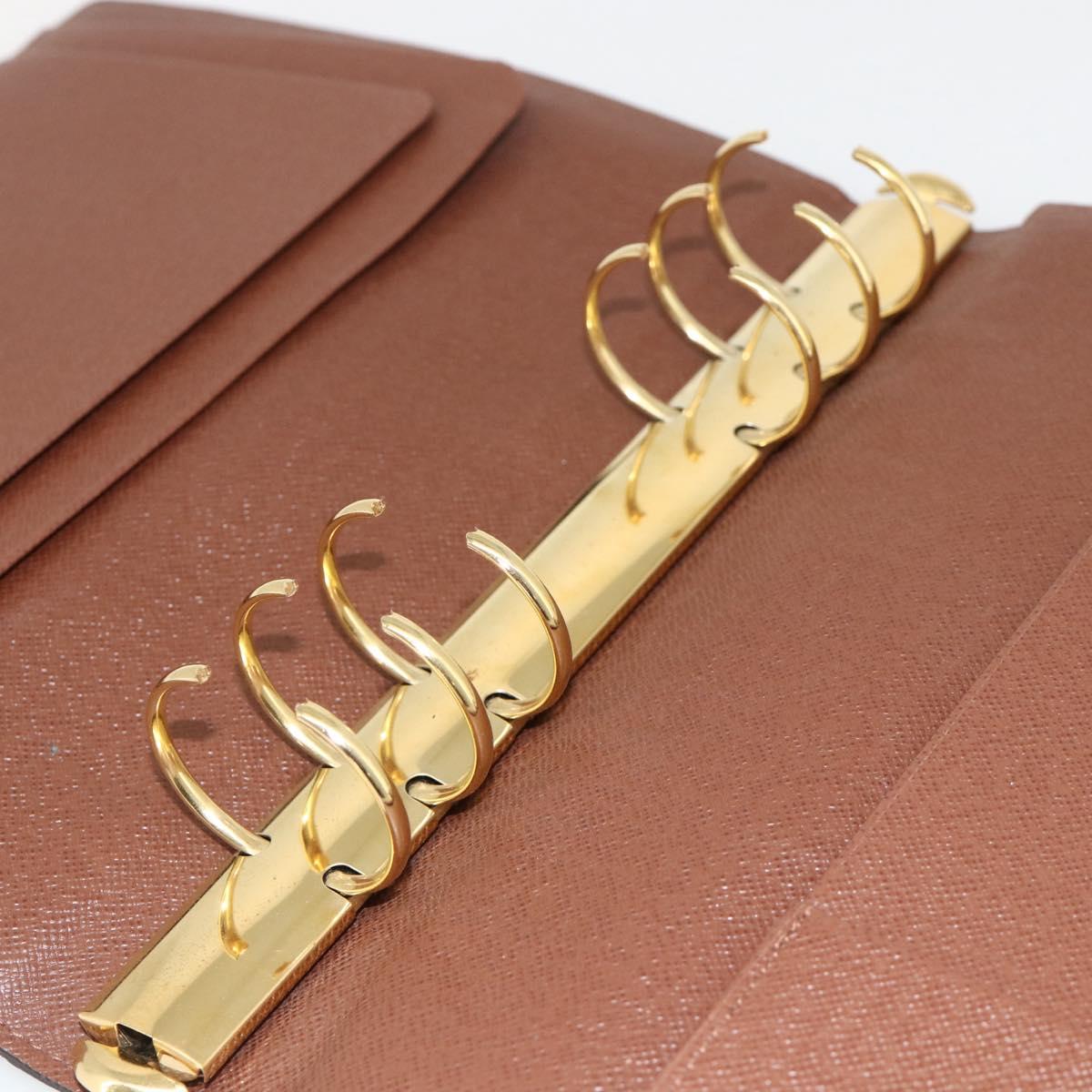 LOUIS VUITTON Monogram Agenda GM Day Planner Cover R20006 LV Auth 148056