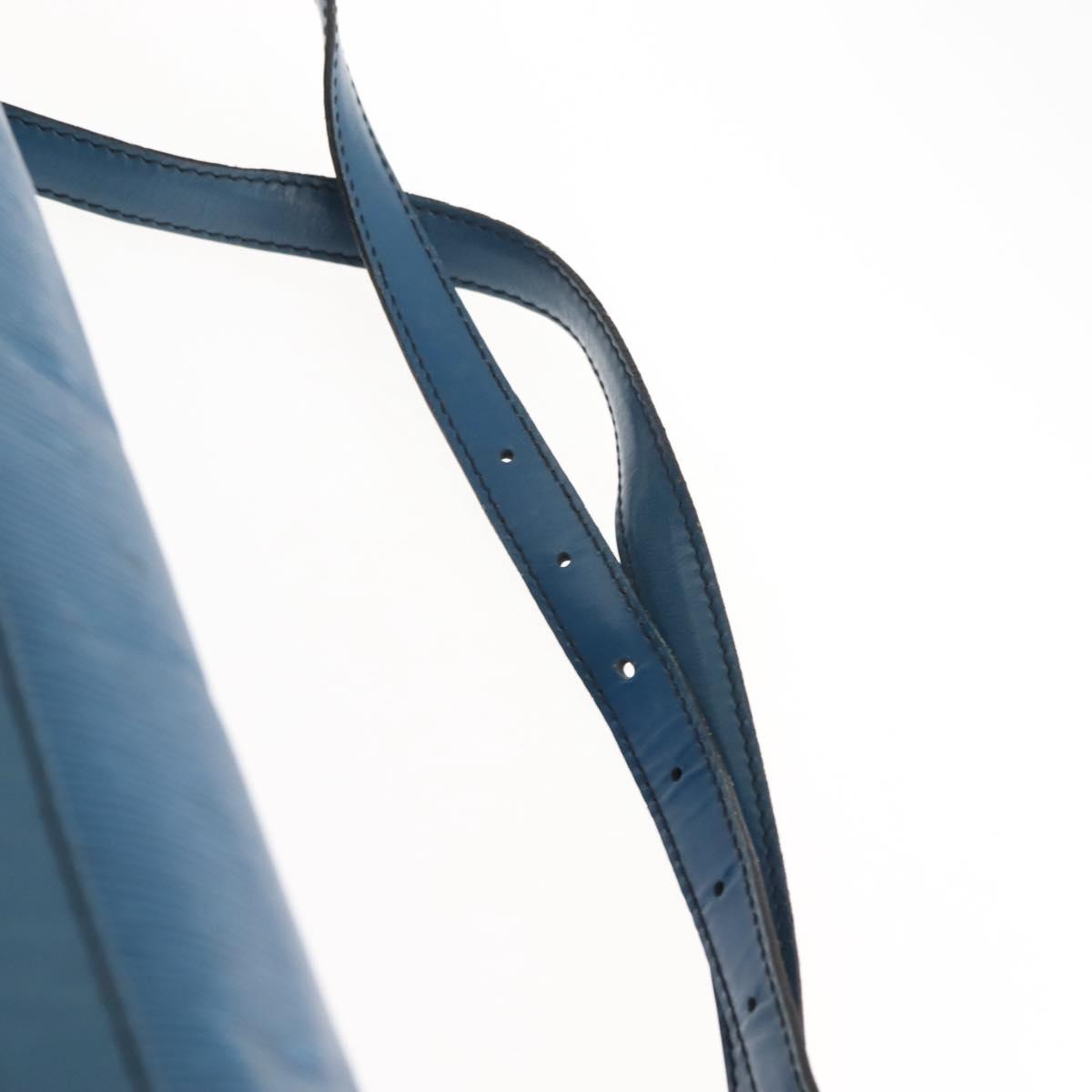 LOUIS VUITTON Epi Randonnee GM Shoulder Bag Blue M43085 LV Auth 148058