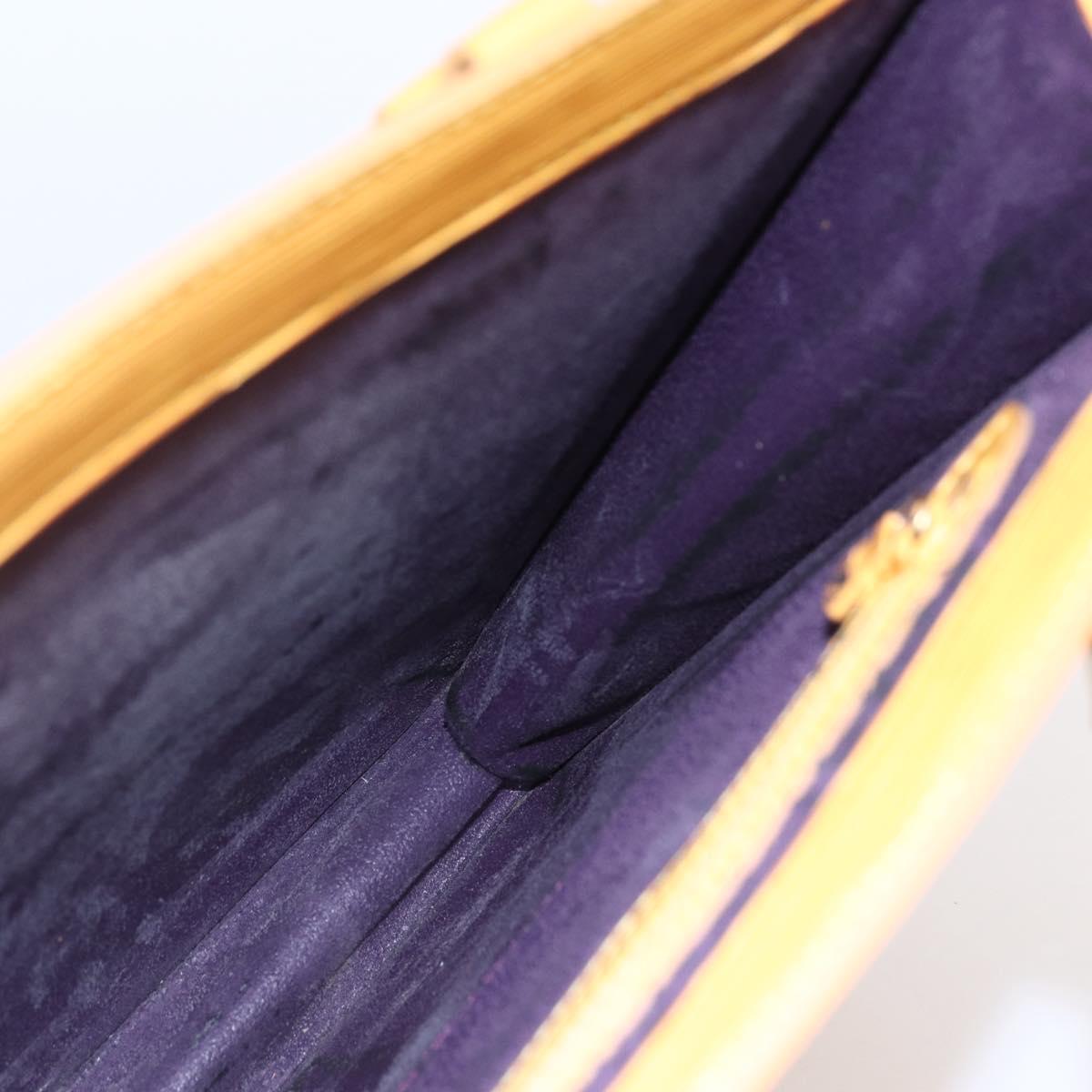 LOUIS VUITTON Epi Sac Plat Hand Bag Yellow M52079 LV Auth 148061