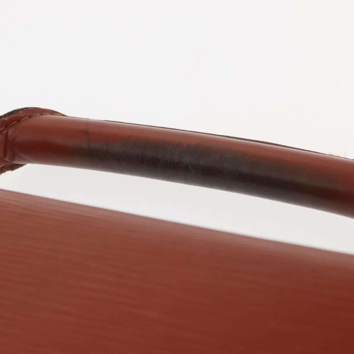 LOUIS VUITTON Epi Serviette Ambassador Business Bag Brown M54413 LV Auth 148062