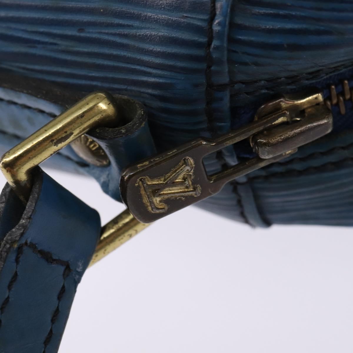 LOUIS VUITTON Epi Trocadero 23 Shoulder Bag Blue M52305 LV Auth 148063