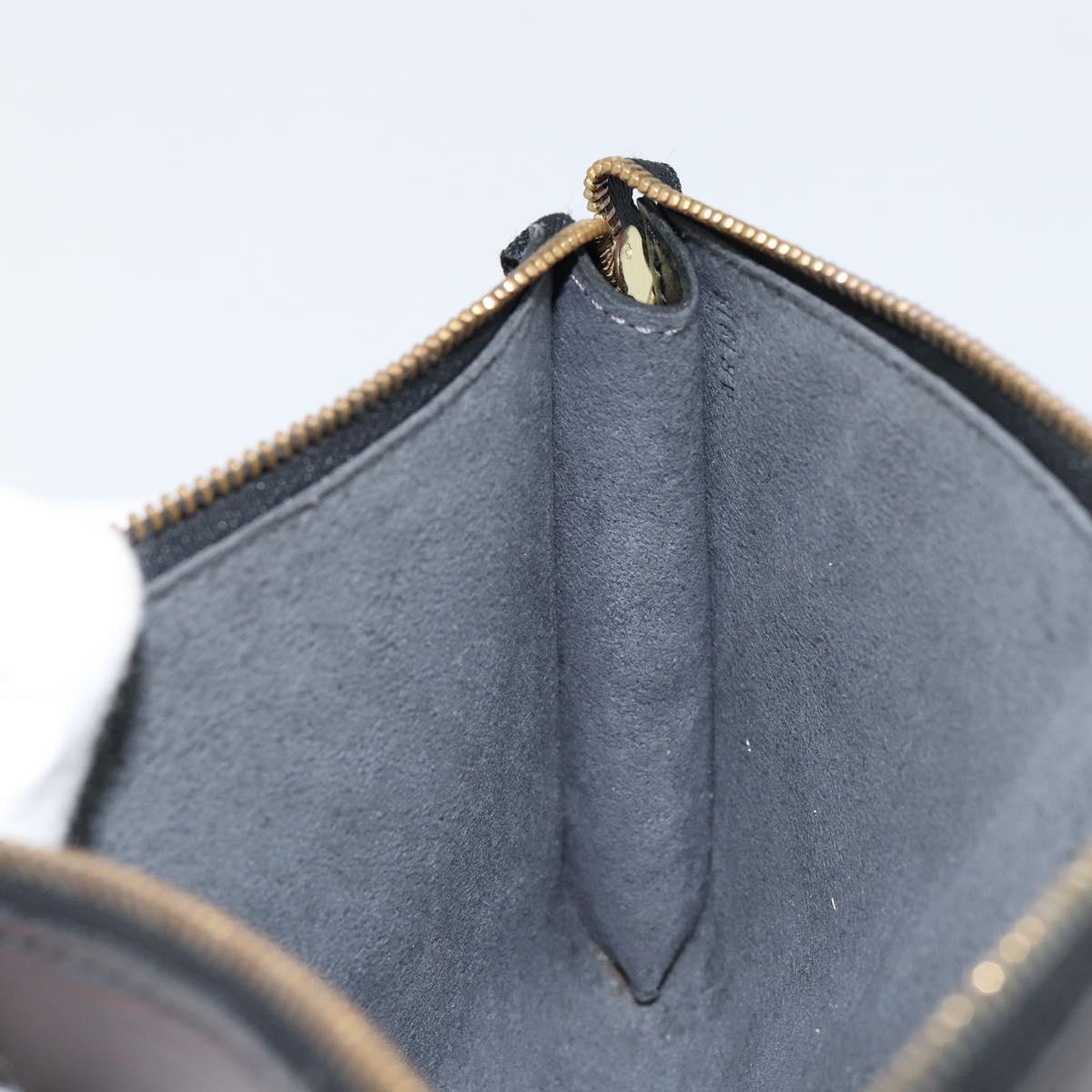 LOUIS VUITTON Epi Pochette Accessoires Accessory Pouch Black M52982 Auth 148067