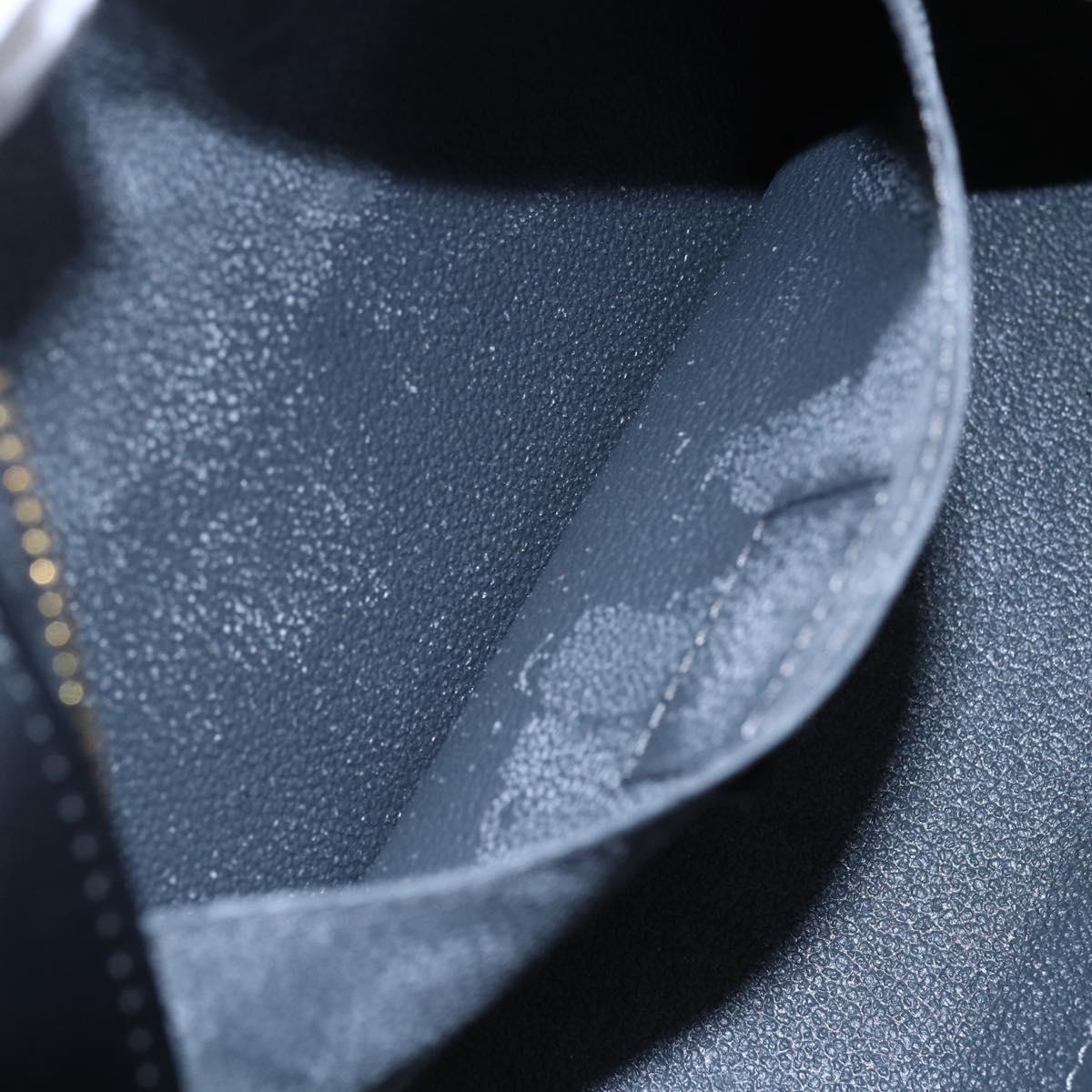 LOUIS VUITTON Epi Dauphine GM Cosmetic Pouch Black M48432 LV Auth 148068