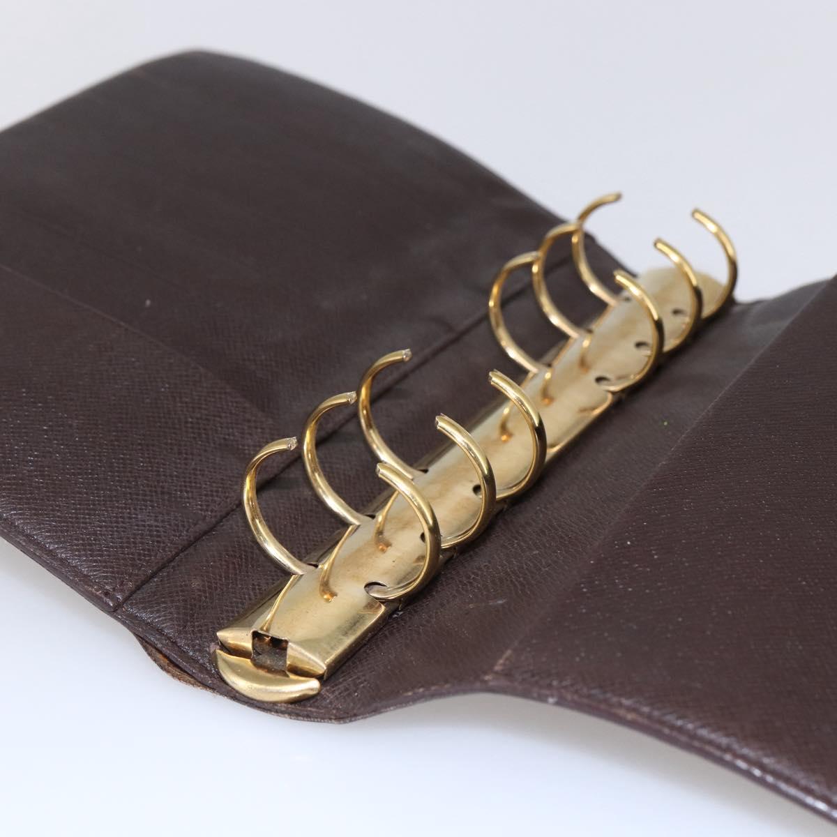 LOUIS VUITTON Damier Ebene Agenda MM Day Planner Cover R20240 LV Auth 148072