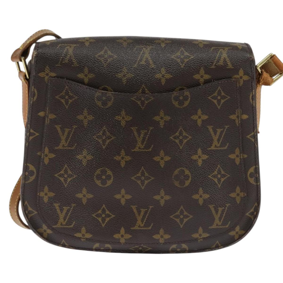 LOUIS VUITTON Monogram Saint Cloud GM Shoulder Bag M51242 LV Auth 148087