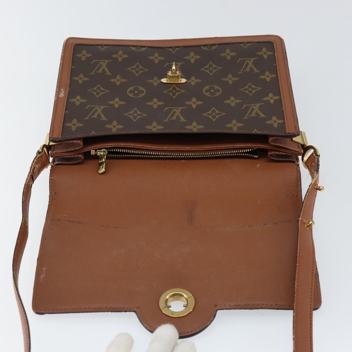LOUIS VUITTON Monogram Raspail Shoulder Bag M51372 LV Auth 148095