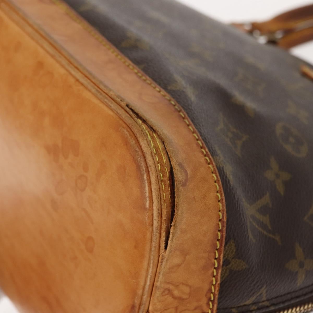 LOUIS VUITTON Monogram Alma Hand Bag M51130 LV Auth 148099