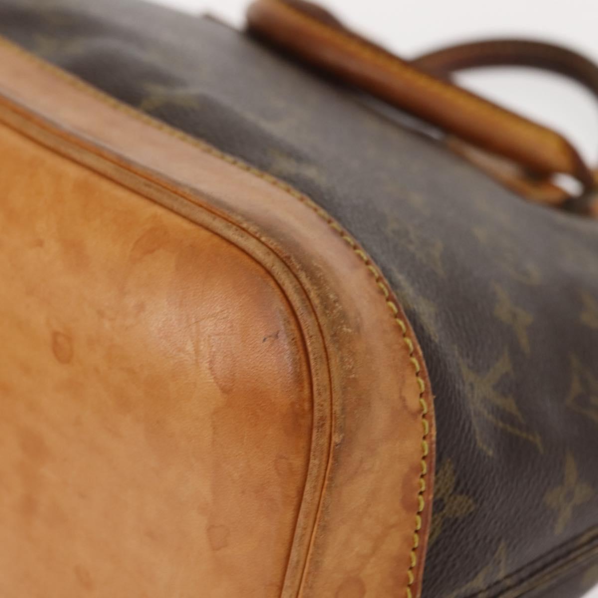 LOUIS VUITTON Monogram Alma Hand Bag M51130 LV Auth 148099