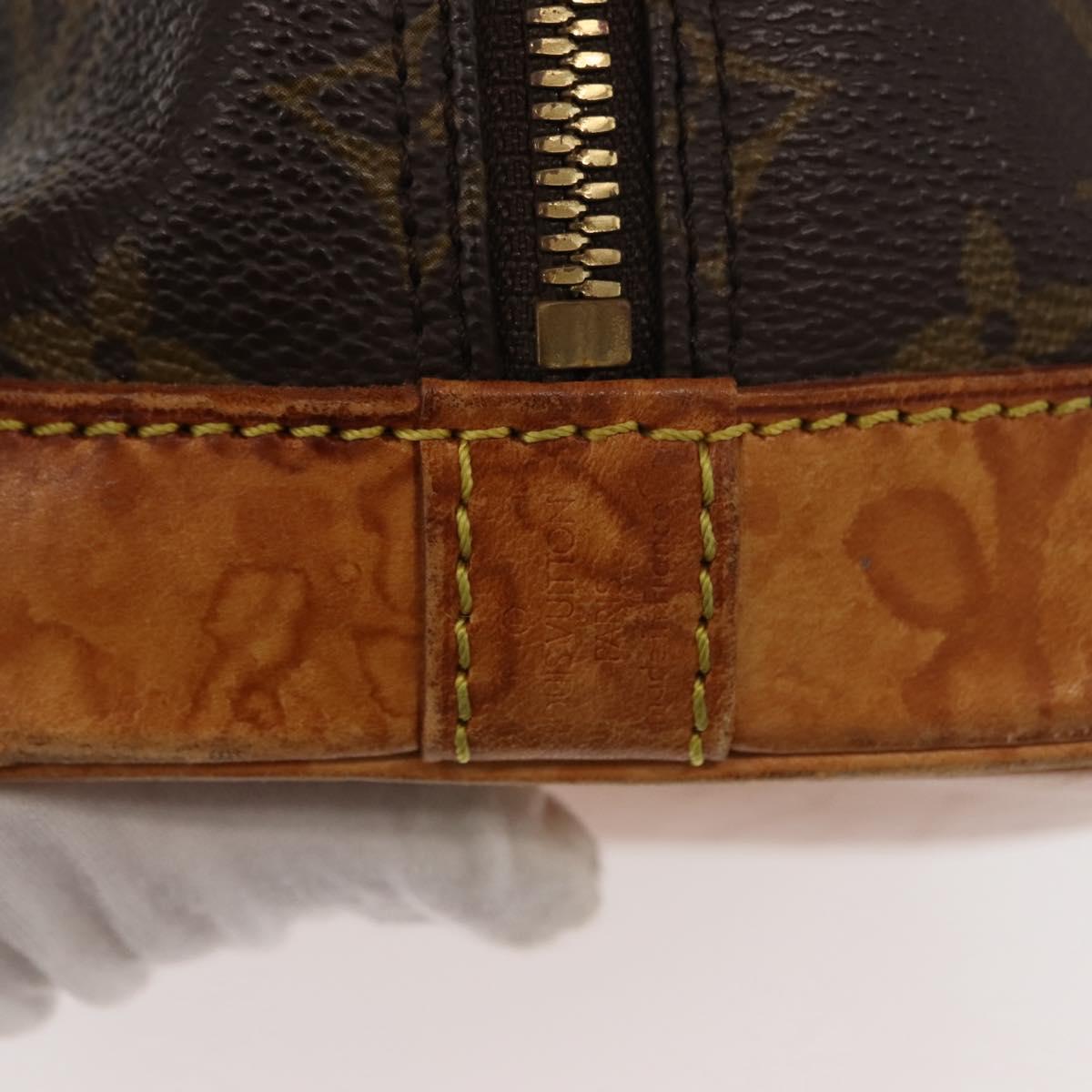 LOUIS VUITTON Monogram Alma Hand Bag M51130 LV Auth 148099