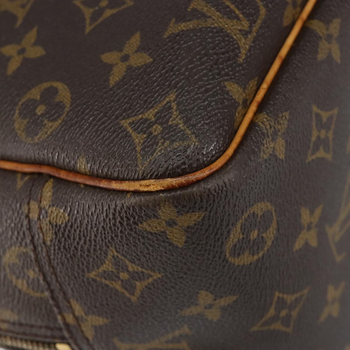 LOUIS VUITTON Monogram Deauville Hand Bag M47270 LV Auth 148100