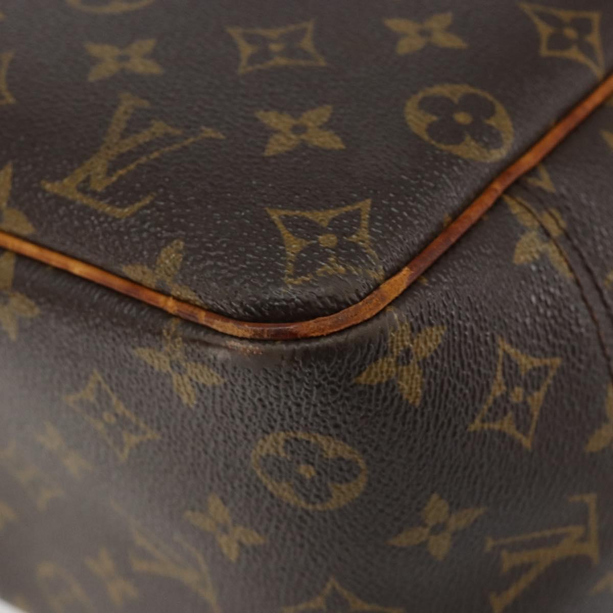LOUIS VUITTON Monogram Deauville Hand Bag M47270 LV Auth 148100