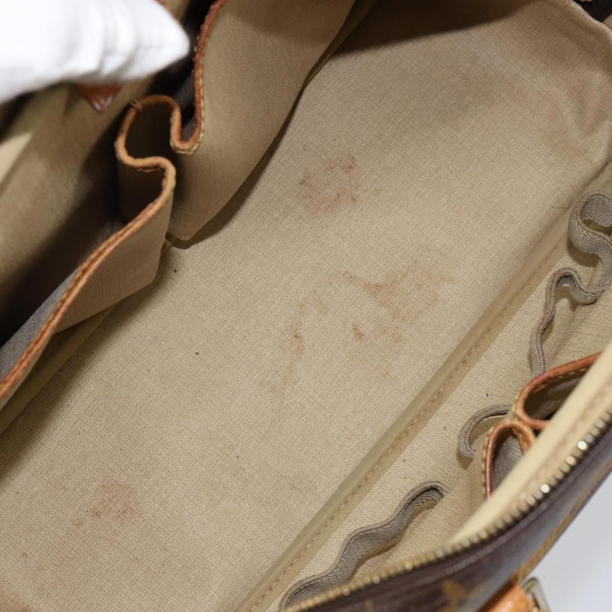 LOUIS VUITTON Monogram Deauville Hand Bag M47270 LV Auth 148100