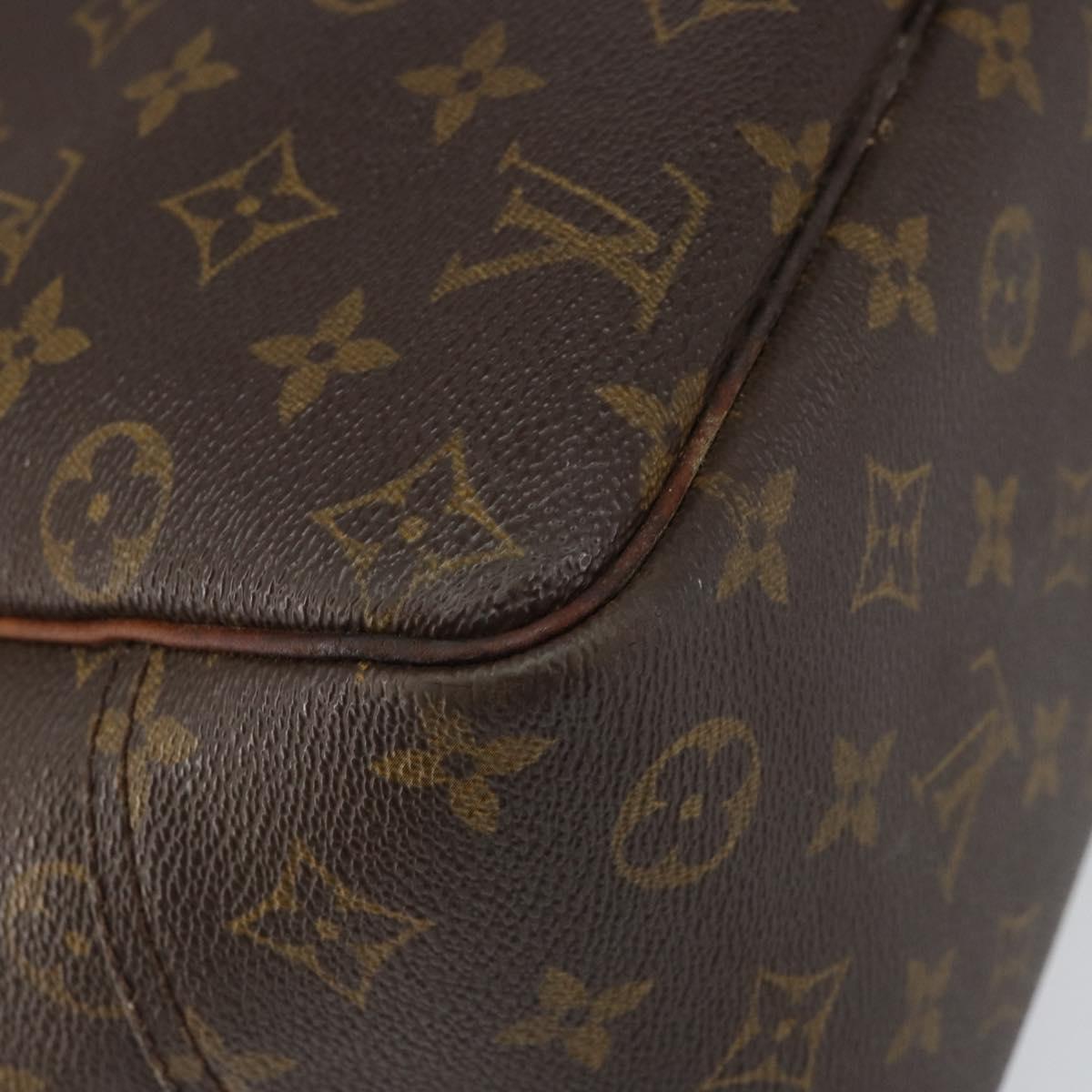 LOUIS VUITTON Monogram Deauville Hand Bag M47270 LV Auth 148101