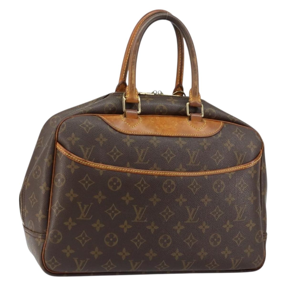 LOUIS VUITTON Monogram Deauville Hand Bag M47270 LV Auth 148101