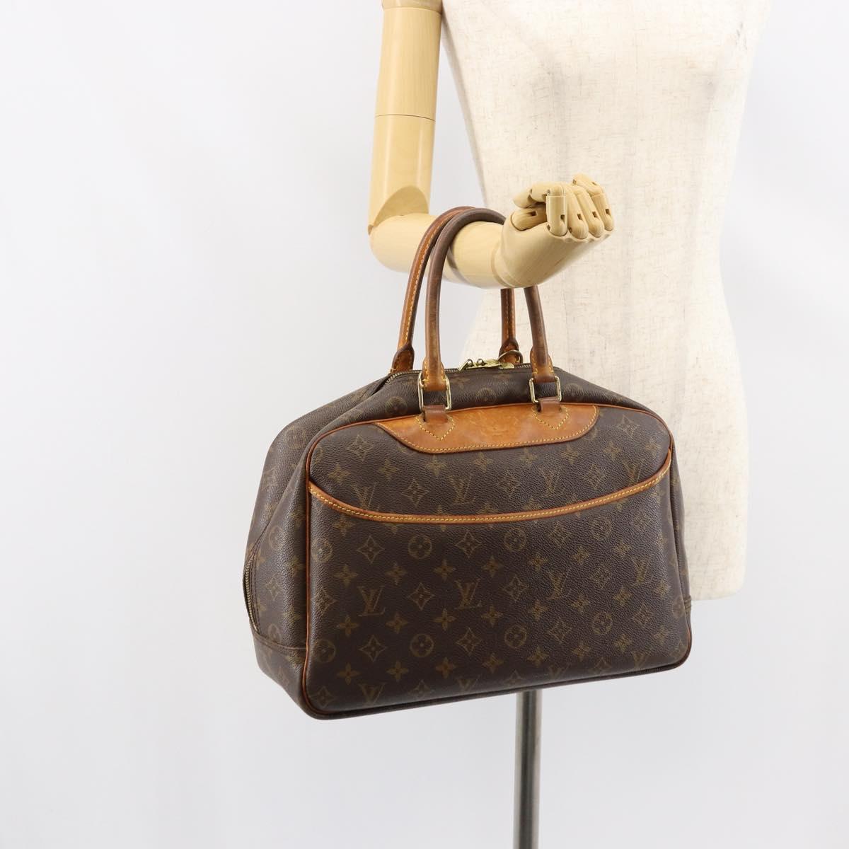 LOUIS VUITTON Monogram Deauville Hand Bag M47270 LV Auth 148101