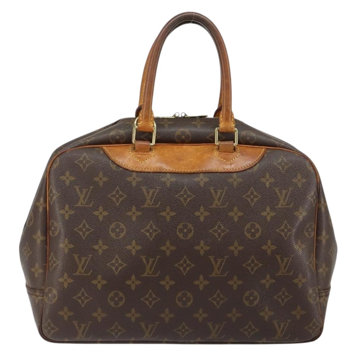 LOUIS VUITTON Monogram Deauville Hand Bag M47270 LV Auth 148101