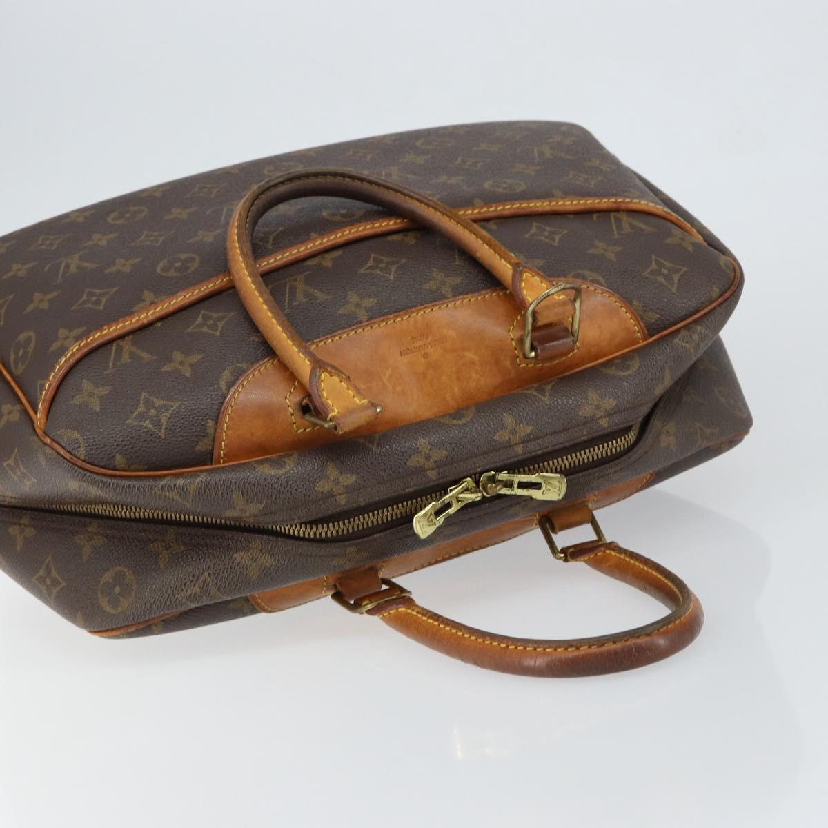 LOUIS VUITTON Monogram Deauville Hand Bag M47270 LV Auth 148101