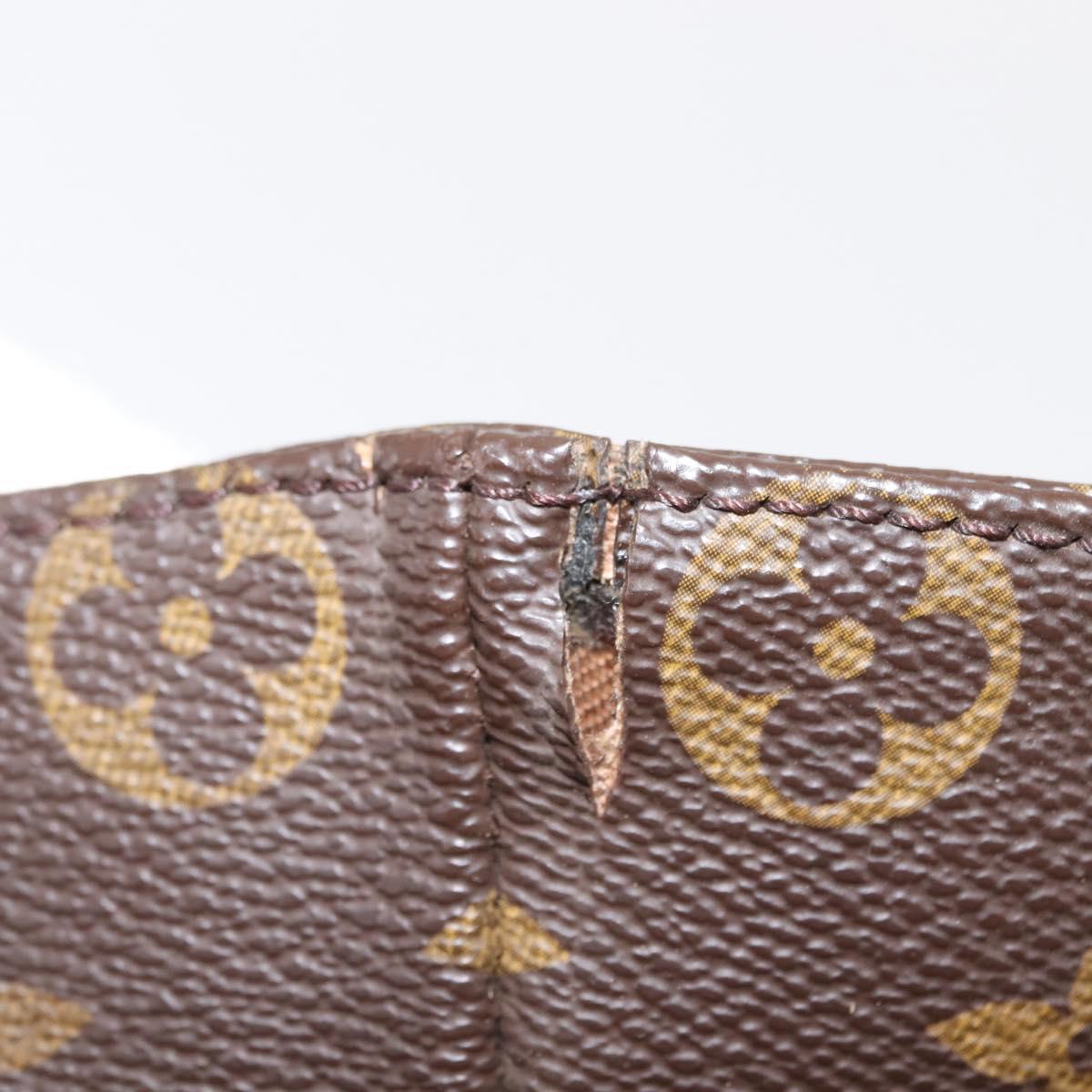 LOUIS VUITTON Monogram Sac Shopping Tote Bag M51108 LV Auth 148104