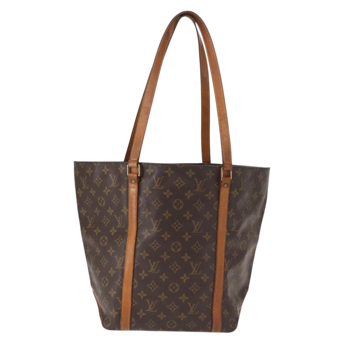 LOUIS VUITTON Monogram Sac Shopping Tote Bag M51108 LV Auth 148104