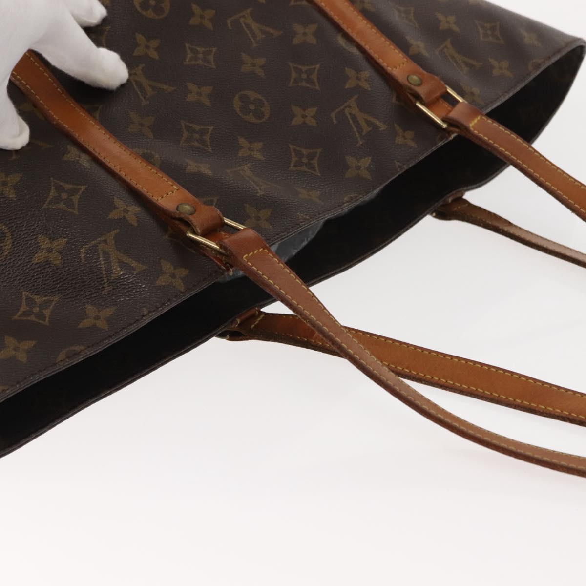 LOUIS VUITTON Monogram Sac Shopping Tote Bag M51108 LV Auth 148104