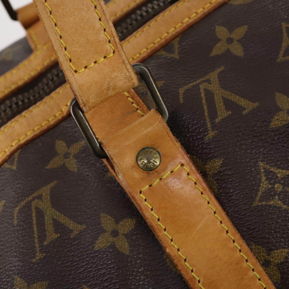 LOUIS VUITTON Monogram Sac Souple 45 Boston Bag M41624 LV Auth 148110