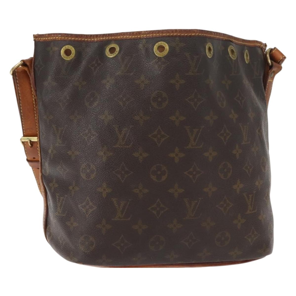 LOUIS VUITTON Monogram Petit Noe Shoulder Bag M42226 LV Auth 148113