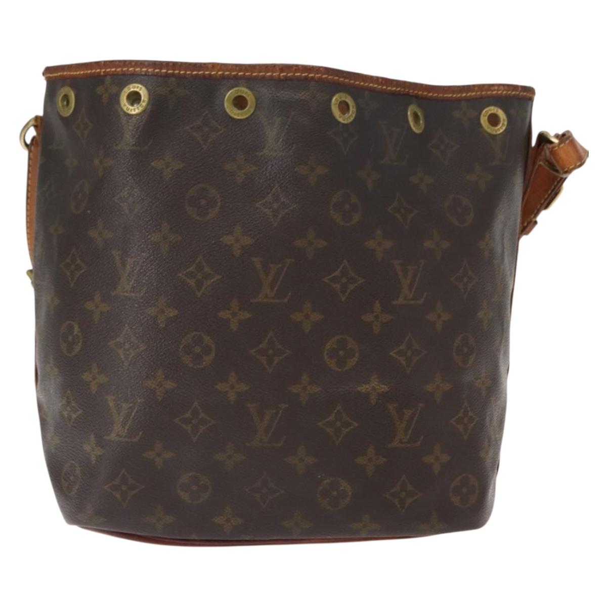 LOUIS VUITTON Monogram Petit Noe Shoulder Bag M42226 LV Auth 148113