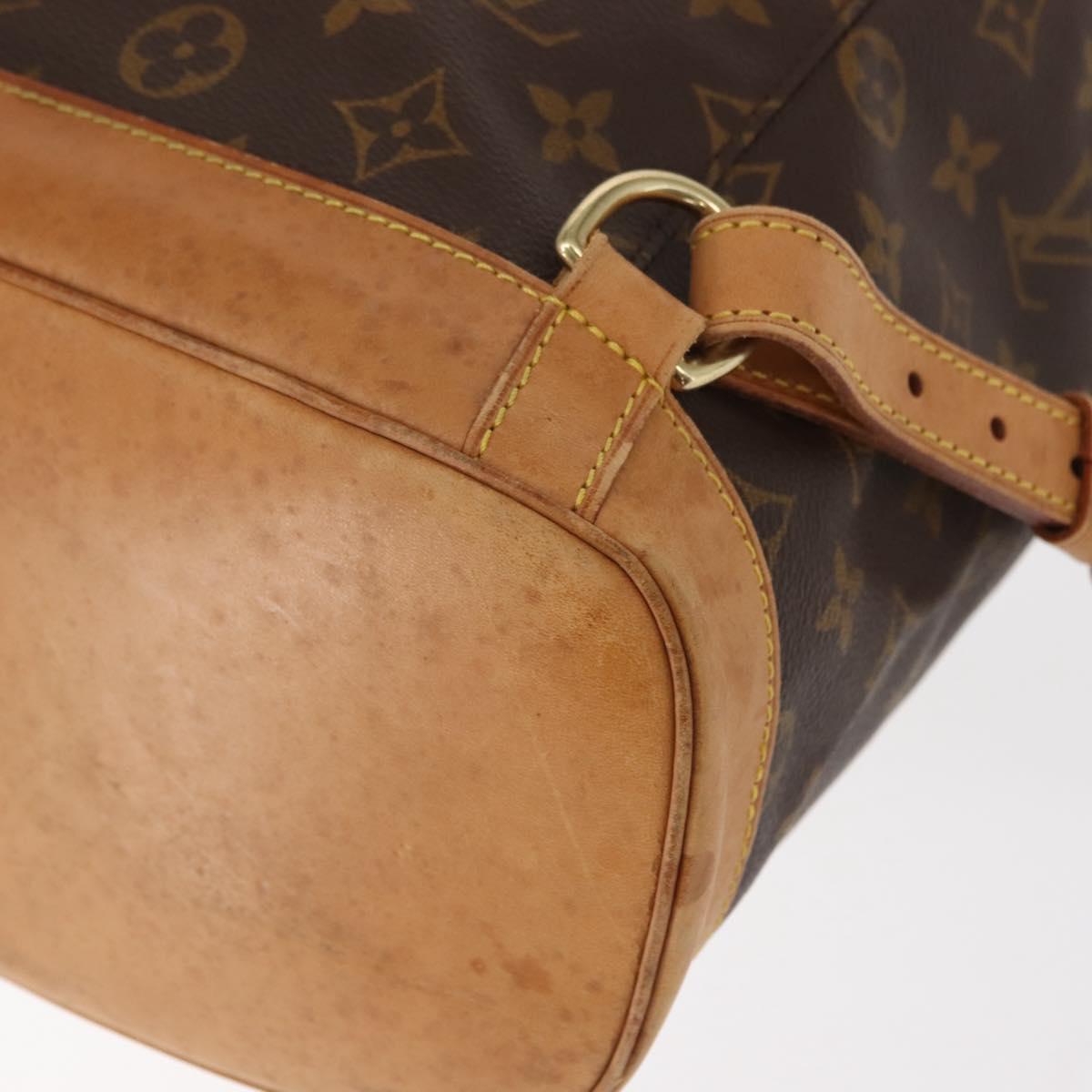 LOUIS VUITTON Monogram Montsouris GM Backpack M51135 LV Auth 148114