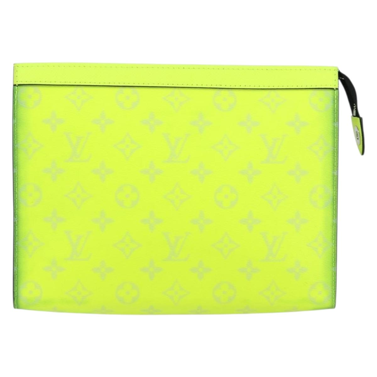 LOUIS VUITTON Monogram Neon Color Pochette Voyage MM Bag M30946 LV Auth 148118