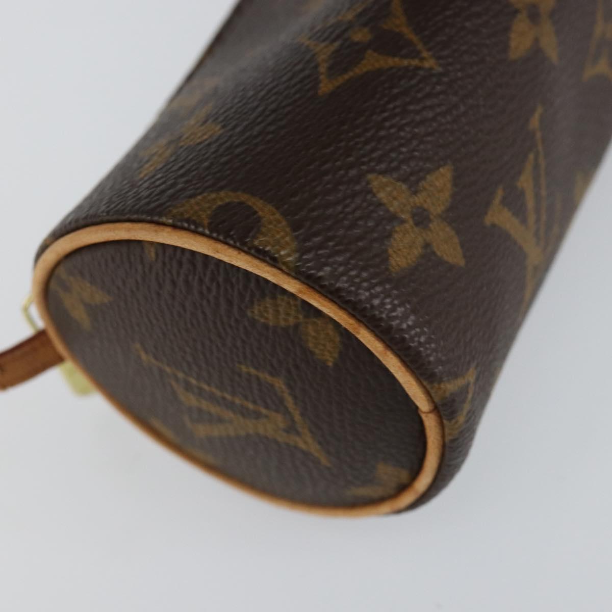 LOUIS VUITTON Monogram Papillon Pouch LV Auth 148120