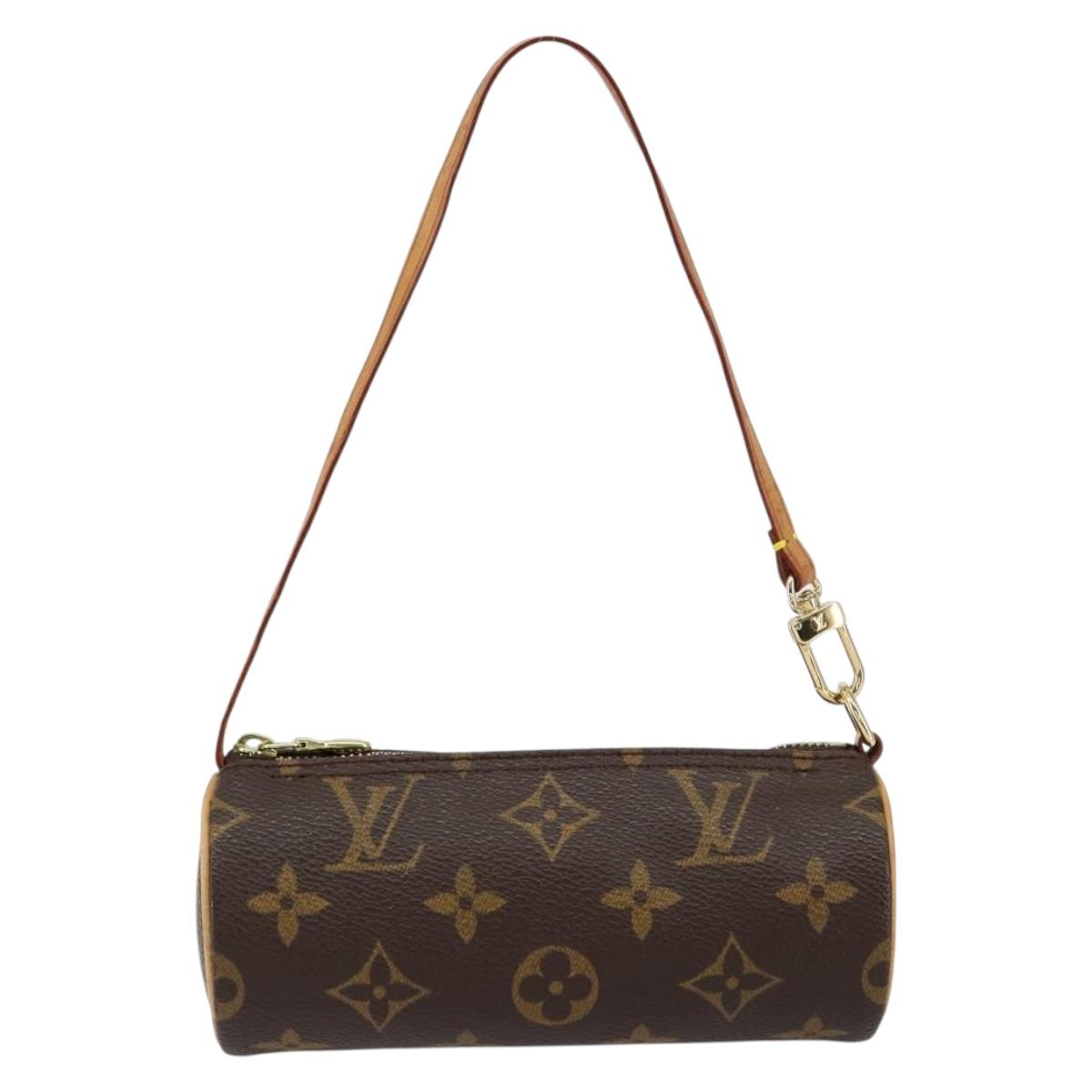 LOUIS VUITTON Monogram Papillon Pouch LV Auth 148120