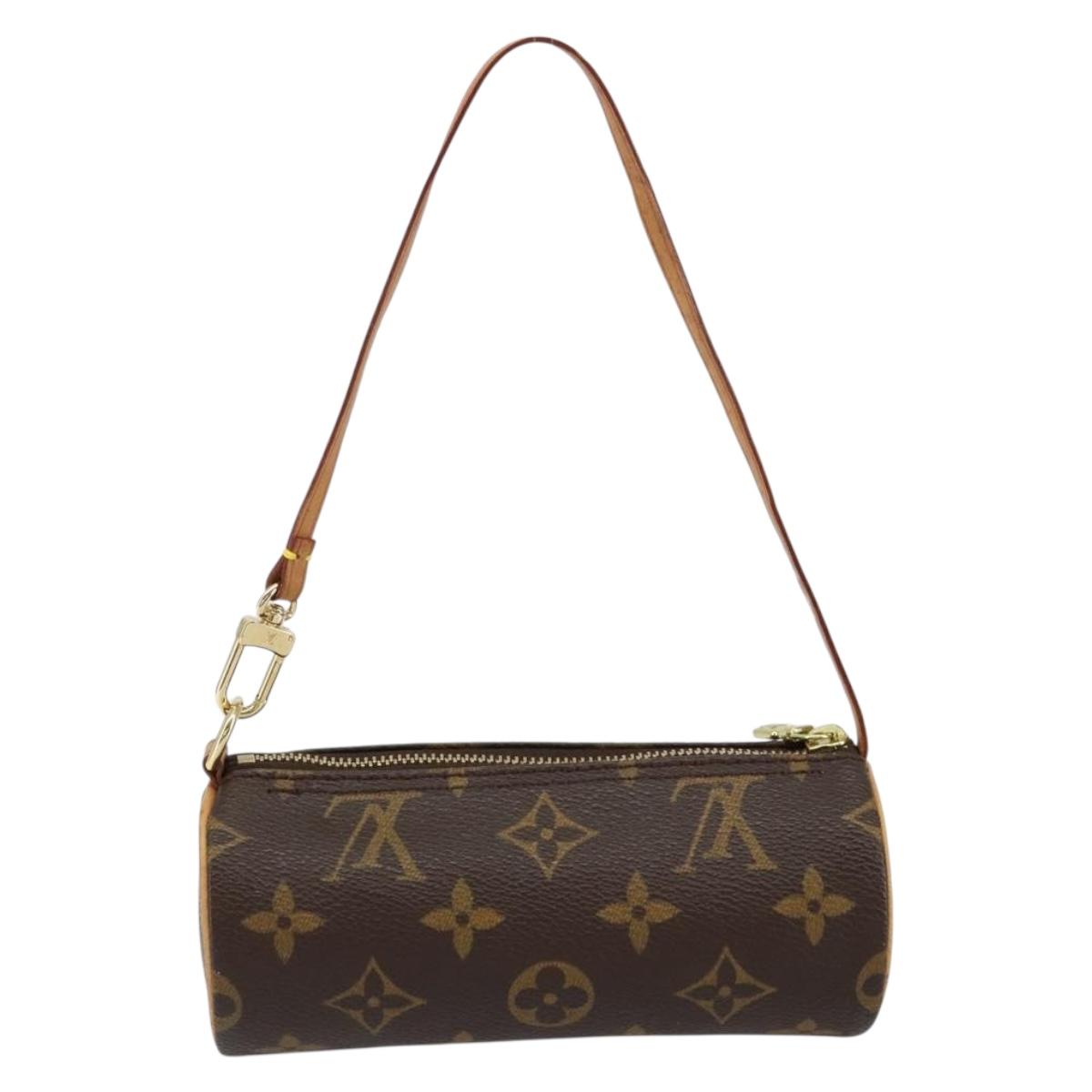 LOUIS VUITTON Monogram Papillon Pouch LV Auth 148120