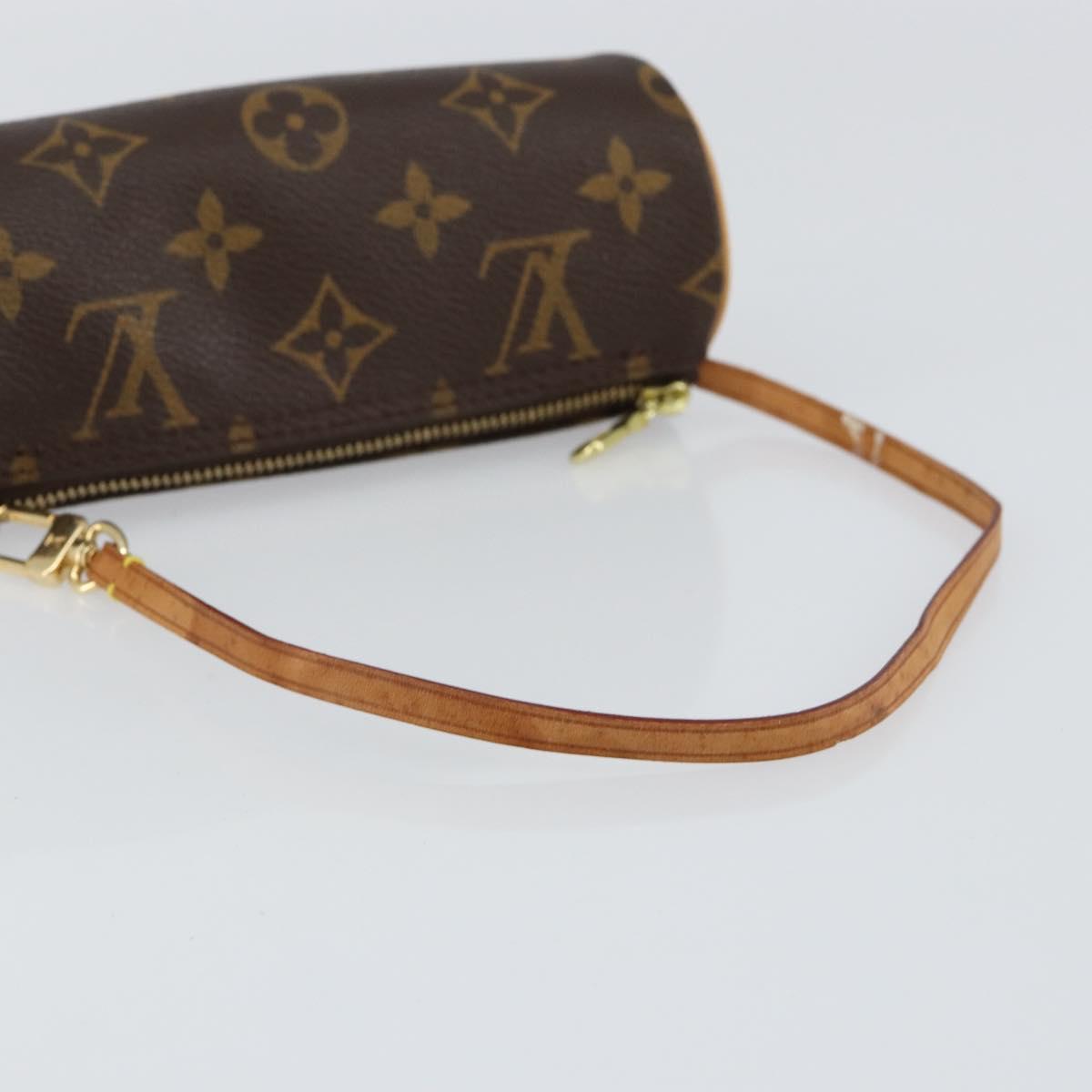 LOUIS VUITTON Monogram Papillon Pouch LV Auth 148120