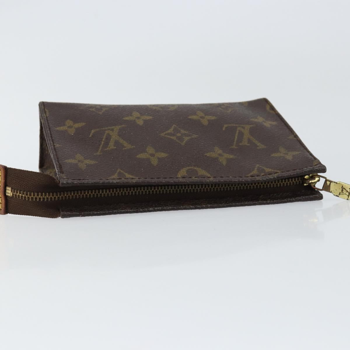 LOUIS VUITTON Monogram Poche Toilette 15 Pouch M47546 LV Auth 148123