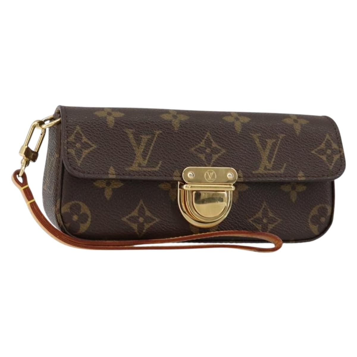 LOUIS VUITTON Monogram Pochette lagoon Glasses Case M60008 LV Auth 148124